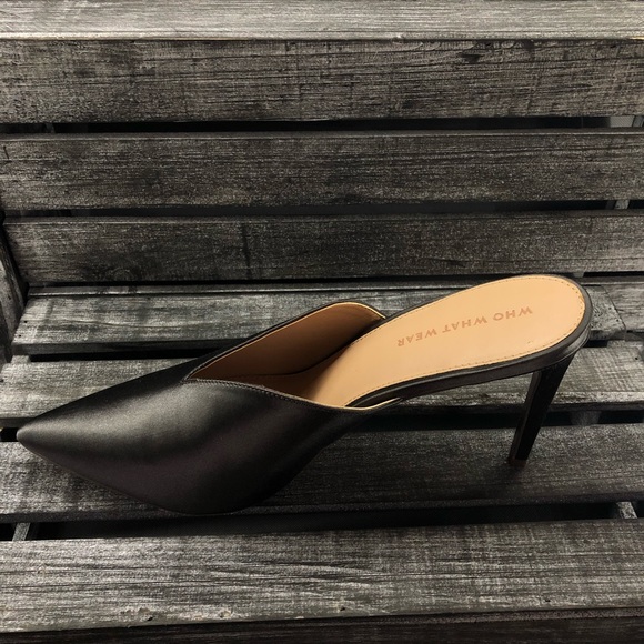 NWOT Who What Wear Gray Heel with Point - Picture 2 of 3